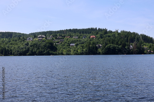Der Titisee im Schwarzwald an einem sonnigen Tag im Frühsommer