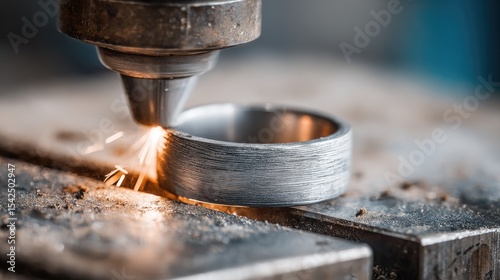 Precision machining of custom signet ring using -axis CNC mill