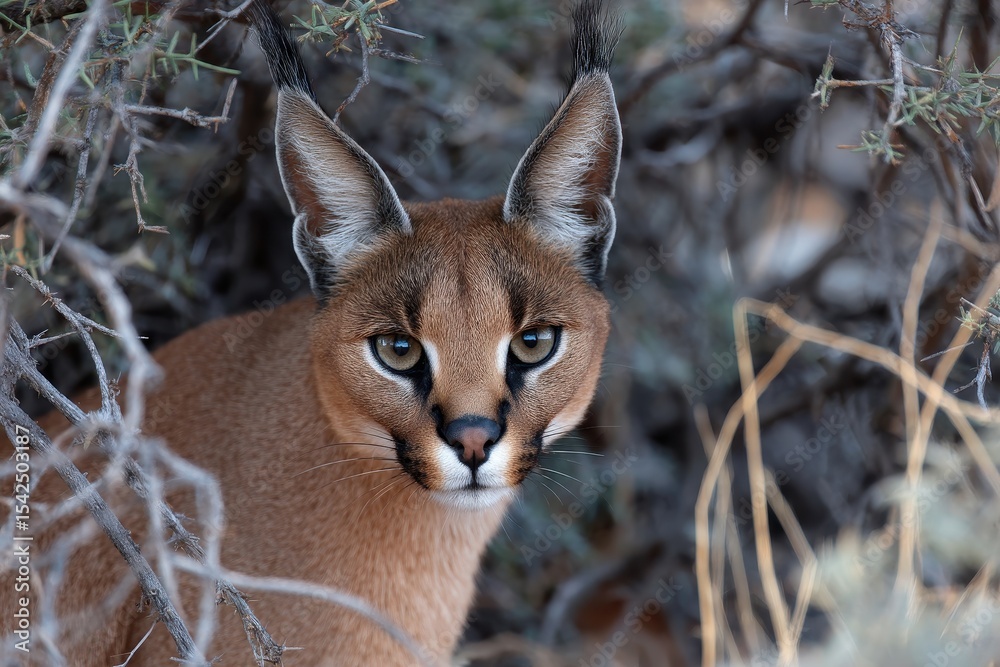 Obraz premium African caracal in the wild South Africa