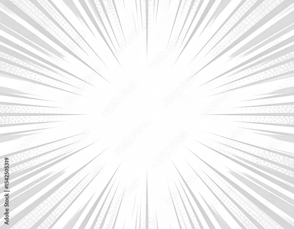 Obraz premium 集中線 イラスト