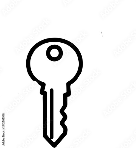 key vector illustration