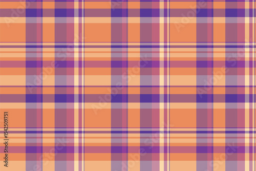 Subtle orange and purple plaid pattern.  Perfect for textile design, website backgrounds, or autumnal themed projects.