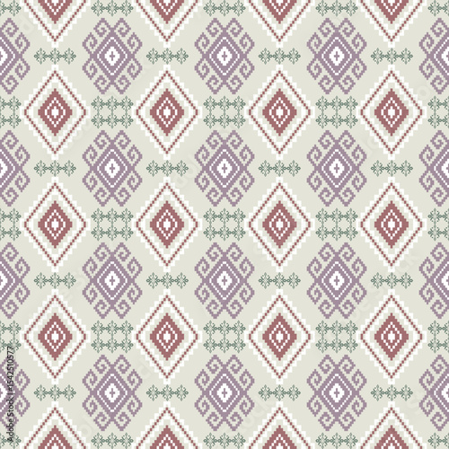 Geometric pattern design, white isolate background
