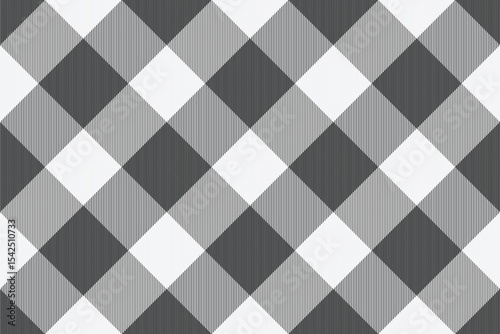 Stylish grayscale buffalo plaid pattern.  Perfect for textile design, website backgrounds, or any project needing a touch of rustic modern elegance.