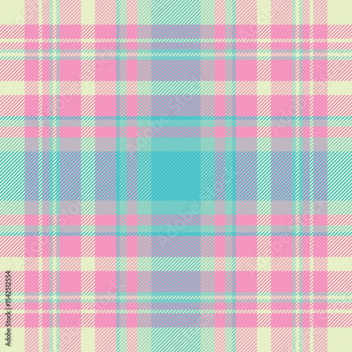 Pastel plaid pattern.  Soft, delicate colors create a cheerful, feminine design ideal for textiles, fashion, or website backgrounds.