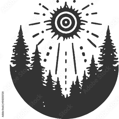 New World for the Few Vintage Illustration Vector