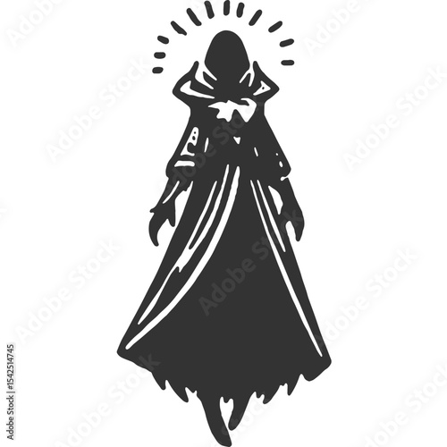 Golden Thrones Vintage Illustration Vector
