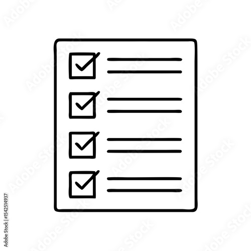 Checklist icon representing public speaking and organization