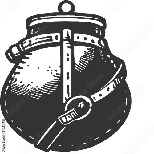 Unethical Medicine on the Battlefield Vintage Illustration Vector