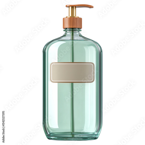 minimal skincare packaging 3d clear pump bottle mockup, 3d transparent soap dispenser, 3d minimal cosmetic container 3d cosmetic product mockups