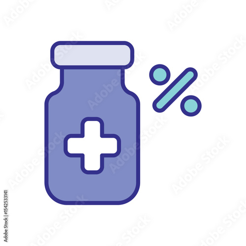 No Alcohal icon vector