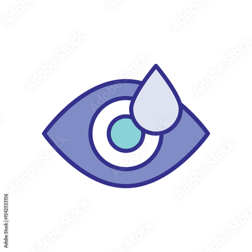 Eye Drops icon vector