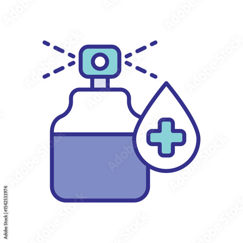 Antiseptic icon vector