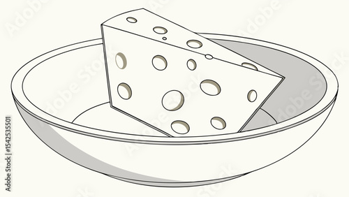 Delicious Swiss Cheese in a Bowl A Culinary Delight