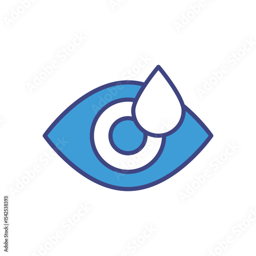 Eye Drops icon vector
