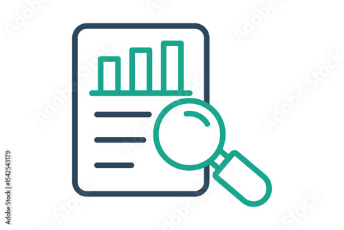 Evaluation icon. line icon style. icon related to assessment. business elements vector illustration