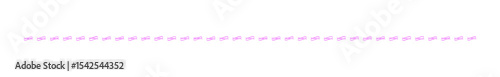 Delicate Purple Horizontal Line Border Design Element for Creative Projects and Presentations