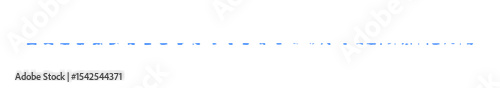 Light Blue Dotted Horizontal Line Border Design for Creative and Artistic Projects
