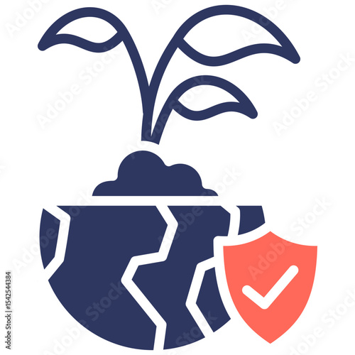 Nature Protection glyph color icon