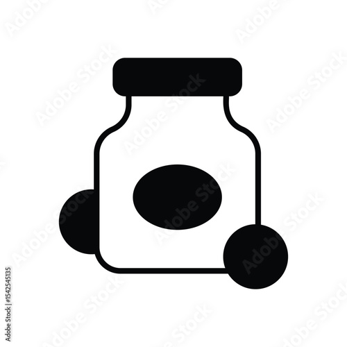 Vitamins  icon vector