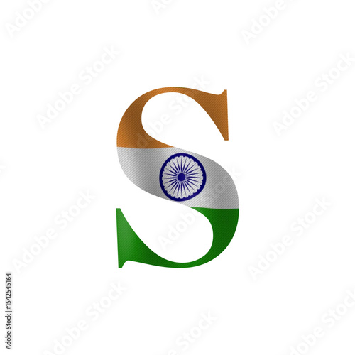India Flag Letter S Patriotism, Design, and National Pride