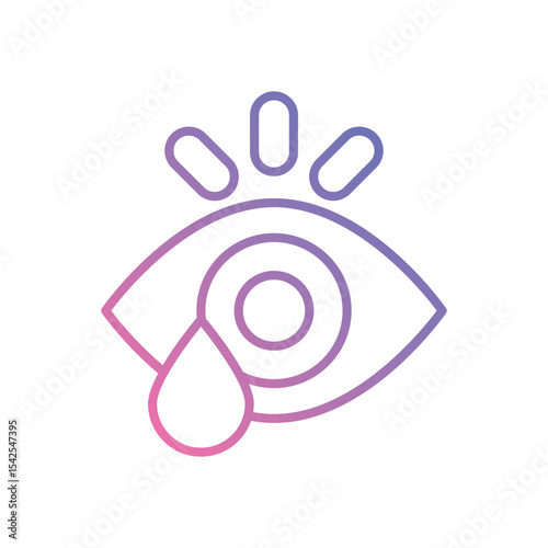 Tear icon vector