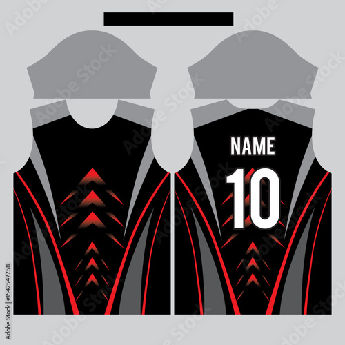 red and black lead t-shirt