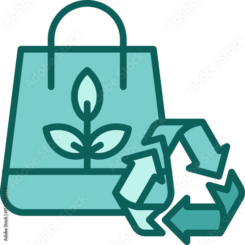 Reusable Bag solid icon