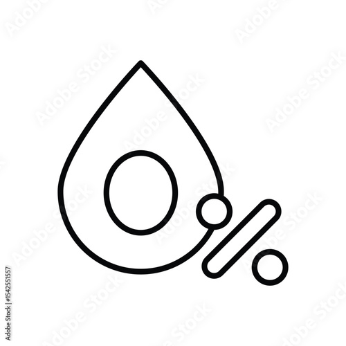 No Alcohal icon vector