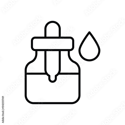 Nasal Drops icon vector