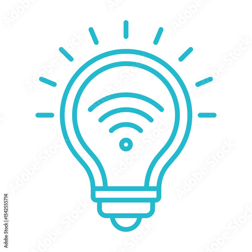 Smart Bulb Icon