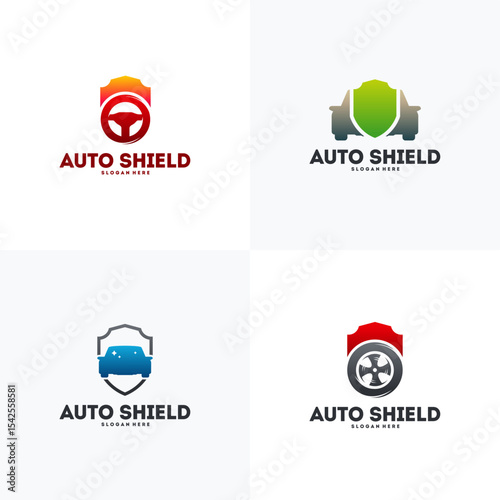Four  designs for an auto protection .