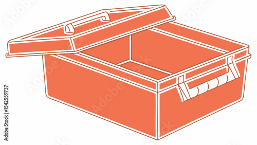 Open Storage Container Versatile Plastic Box for Organization
