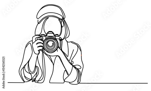 The Art of Photography in Line Art, Clean lines showcase the art and precision of photography