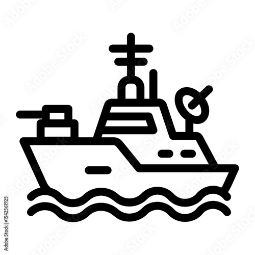 military boat icon