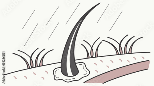 Understanding Hair Follicle Structure A Detailed Guide to Hair Growth and Rain's Effect