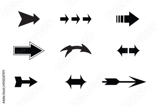 Arrow set vector design