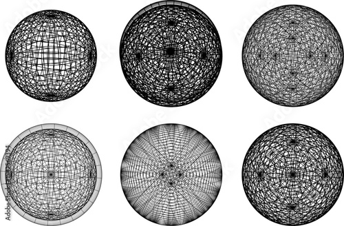 black and white circle