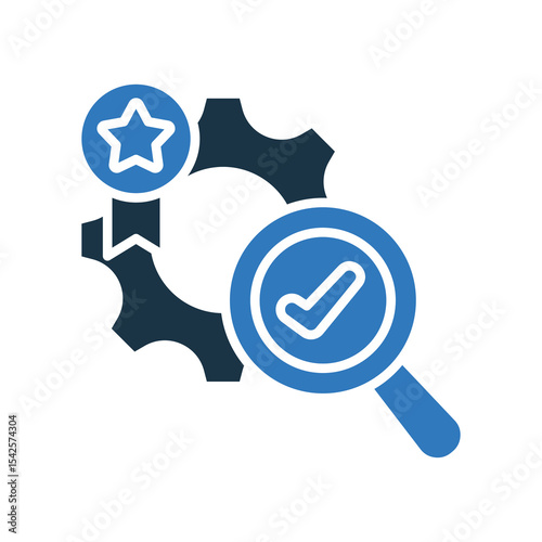 Quality Control mixed color icon
