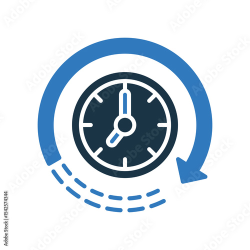 Cycle Time mixed color icon