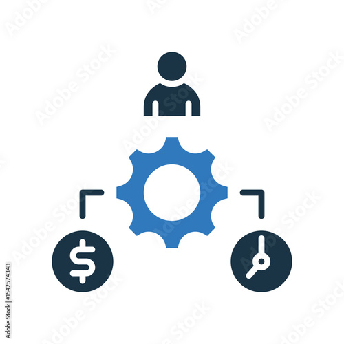 Resource Management mixed color icon