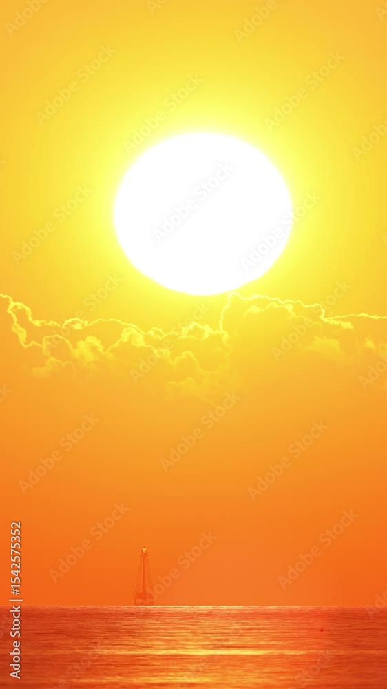 custom made wallpaper toronto digitalTime lapse of the sun rising through the clouds at dawn in Key West Florida. Vertical Video.