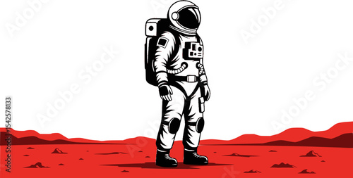 Astronaut on Mars
