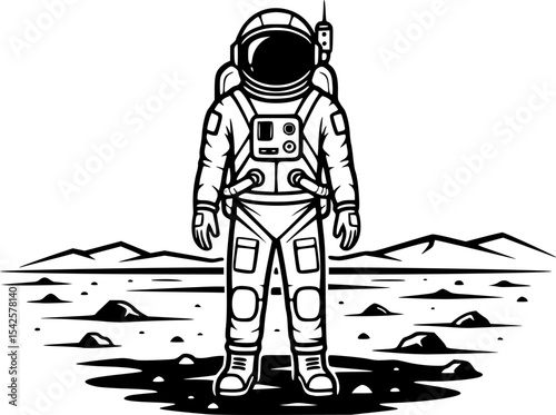 Astronaut on Mars
