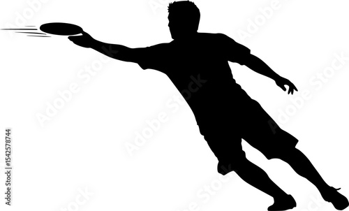 Ultimate Frisbee Silhouette
