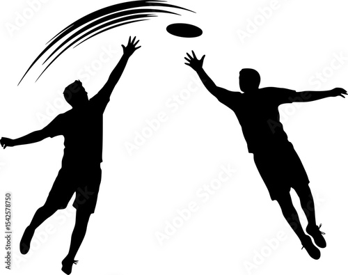 Ultimate Frisbee Silhouette
