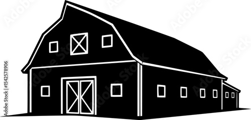 Rustic Barn Silhouette
