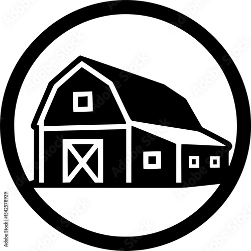 Rustic Barn Silhouette
