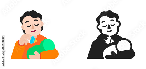 Parent Feeding Child Pale