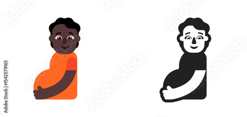 Pregnant Woman Dark
